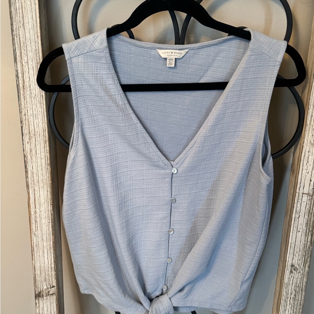 Lucky Brand Light Blue Tank Top